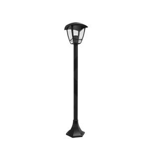 Czarna lampa zewnętrzna klasyczna, Sven, IP44