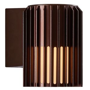 Brazowa lampa zewnetrzna design, Aludra, IP54