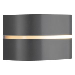 Antracytowa lampa zewnętrzna aluminiowa, Sibelis, IP44
