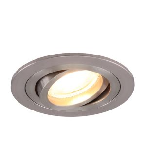 Aluminiowa oprawa sufitowa wpuszczana chromowana, Scott