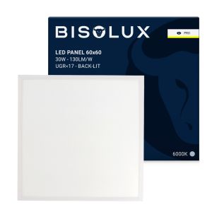Panel LED 60x60 - 135 lm/W - UGR<17 - 6000K - podświetlany
