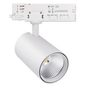 Biały reflektor do szynoprzewodu 3 fazowe, Rozina, 10W/20W/30W, white switch LED