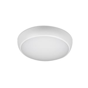 Plastikowy oświetlenie klatki schodowej biały, Niamh, 12W, regulowana ciepła do zimnej bieli LED, IP54