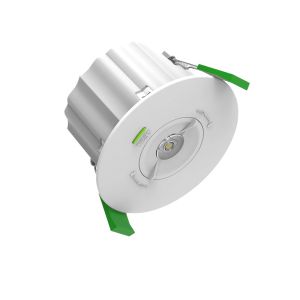 Białe oświetlenie awaryjne wpuszczane/natynkowe, 1,8W, 6000K LED