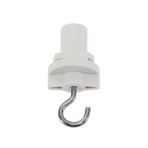 Adapter 3-fazowy z hakiem, biały, Pro