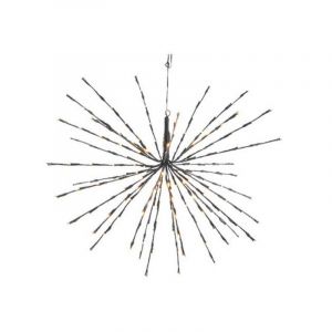 45 cm gwiazda LED 3d z 72 ciepłymi białymi migoczącymi światłami LED