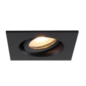 Aluminiowa oprawa podtynkowa łazienkowa czarna, Jorin, IP65