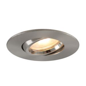Aluminiowa oprawa podtynkowa łazienkowa niklowa, Jill, IP44