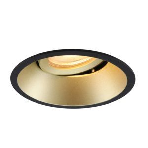 Aluminiowa oprawa sufitowa wpuszczana złota, Tyron