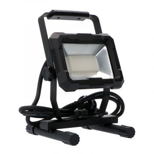 Aluminiowa lampa robocza czarna, Branko, 30W, 4000K LED, IP65