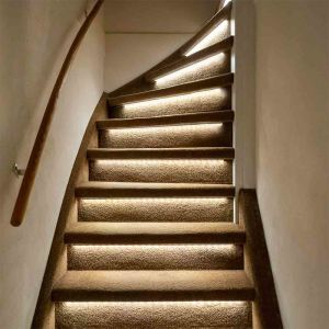 Zestaw przedłużający ściemnialne taśmy LED schodowe, 2 taśmy LED 2700K
