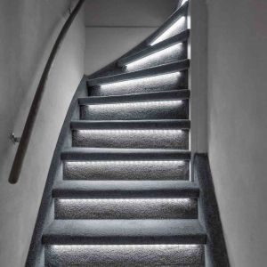 Zestaw przedłużający ściemnialne taśmy LED schodowe, 2 taśmy LED 4000K