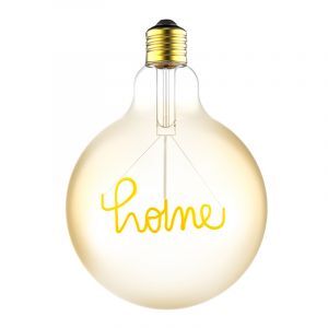 Ściemnialna lampa LED E27 z żarnikiem domowym, G125, 4,5w, 1800K (światło świecy)