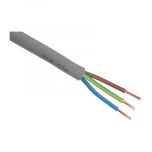 5 metrowy kabel zewnętrzny XMVK 3 x 2,5 mm, szary