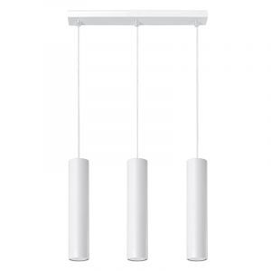 Aluminiowa lampa wisząca biała, Harley