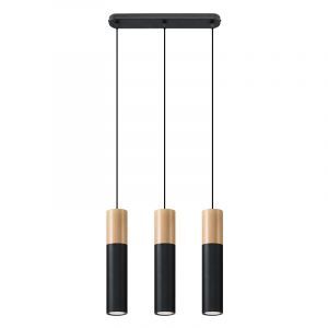 Aluminiowa lampa wisząca brązowa, Francesca