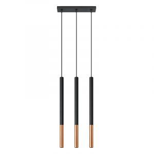 Aluminiowa lampa wisząca miedziana, Ilonca