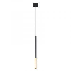 Aluminiowa lampa wisząca złota, Ilonca