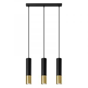Aluminiowa lampa wisząca złota, Hediye