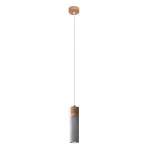 Betonowa lampa wisząca brązowa, Ferron