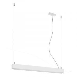 Aluminiowa lampa wisząca biała, Mascha, 22W, 3000K LED
