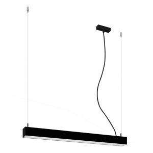 Aluminiowa lampa wisząca czarna, Mascha, 22W, 3000K LED