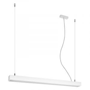 Aluminiowa lampa wisząca biała, Mascha, 31W, 3000K LED