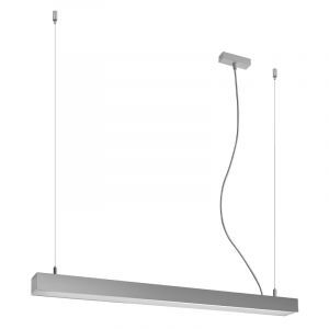 Aluminiowa lampa wisząca szara, Mascha, 31W, 3000K LED
