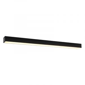 Aluminiowa lampa sufitowa czarna, Mascha, 38W, 3000K LED
