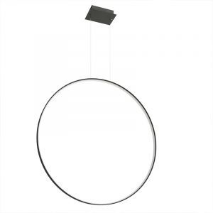 Aluminiowa lampa wisząca czarna, Ringo, 70W, 3000K LED