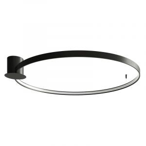 Aluminiowy plafon sufitowy czarny, Ringo, 70W, 3000K LED