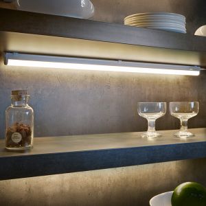 Biała lampa sufitowa plastikowa, Irmak, 13W, 3000K LED, z przełącznik