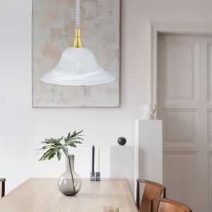 Mosiądz lampa wisząca design, Aurora