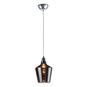 Szara lampa wisząca design, Mika