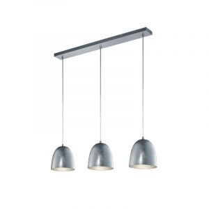 Niklowa lampa wisząca nowoczesna, Nuhad