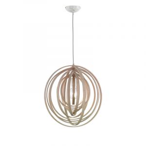 Drewniana lampa wisząca nowoczesna, Xoelle