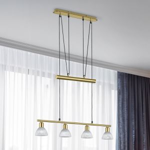 Mosiądz lampa wisząca nowoczesna, Gustav