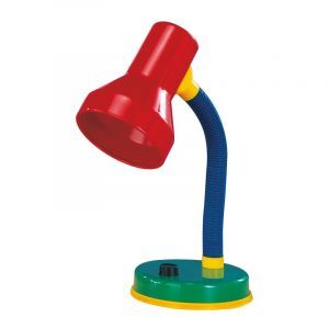 Wielokolorowa lampa stołowa dla dzieci plastikowa, Lagos, z przełącznik