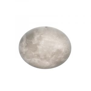 Biały plafon sufitowy nowoczesny, Fly, 40W, 3000K LED, z pilot