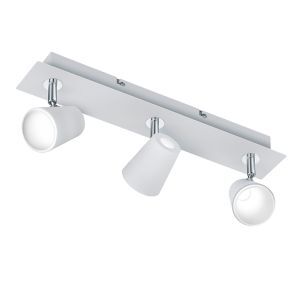 Biała lampa sufitowa szklana, Laysha, 6W, 3000K LED