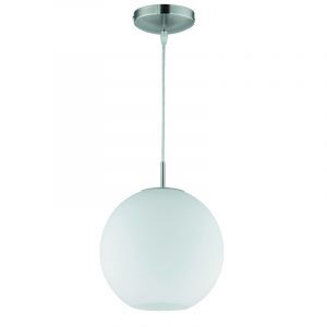 Biała lampa wisząca design, Riley