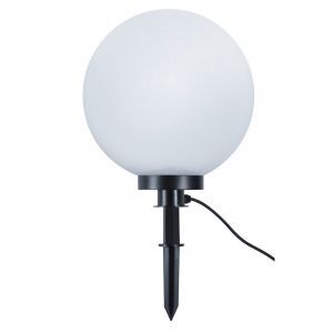 Biała lampa dogruntowa plastikowa, Ytske, IP44