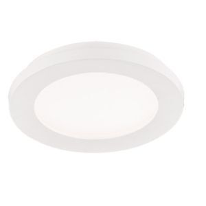 Biały plafon sufitowy nowoczesny, Gistrup, 10W, 3000K LED, IP44