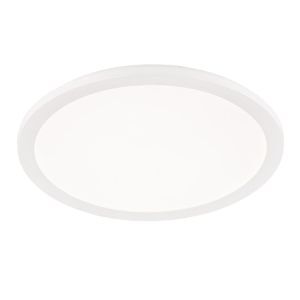 Biały plafon sufitowy nowoczesny, Gistrup, 24W, 3000K LED, IP44