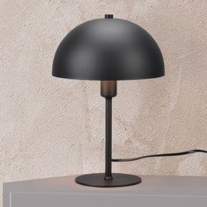 Czarna lampa stołowa nowoczesna, Fransisca, z przełącznik
