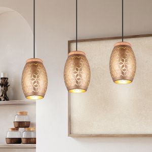 Ciemnoszara lampa wisząca nowoczesna, Delana