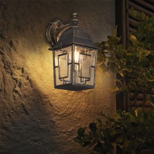 Rdzawa lampa zewnętrzna klasyczna, Viyan, IP23