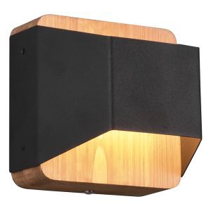 Czarny kinkiet up down nowoczesny, Navajo, 4,3W, 3000K LED