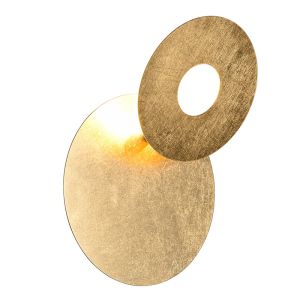 Złoty kinkiet design, Ting, 6W, 3000K LED