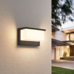 Antracytowa lampa zewnętrzna nowoczesna, Slimane, 13W, 3000K LED, IP54